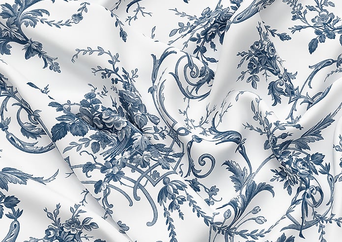 Laura Ashley Tuileries, Midnight - Roman Blind - Image 4